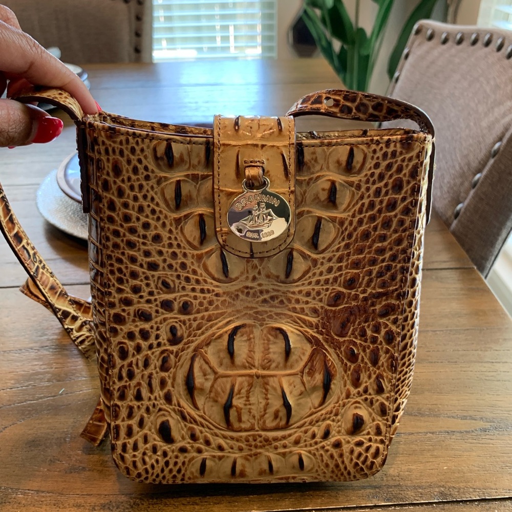 Light brown Brahmin crossbody